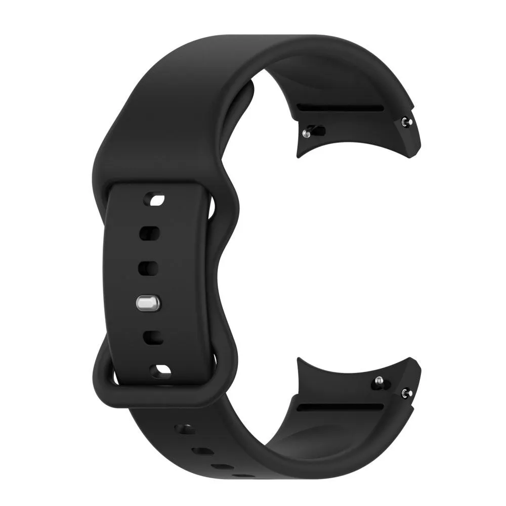 20mm simple silicone watch strap  for Samsung Galaxy Watch 4 - Black