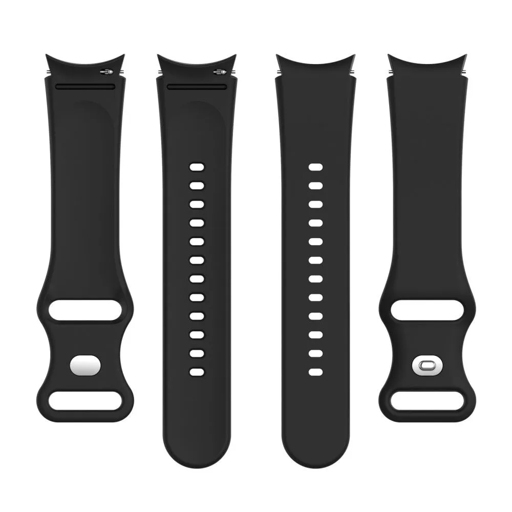 20mm simple silicone watch strap  for Samsung Galaxy Watch 4 - Black