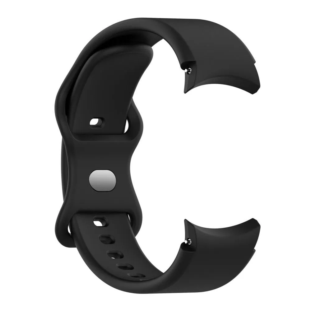 20mm simple silicone watch strap  for Samsung Galaxy Watch 4 - Black