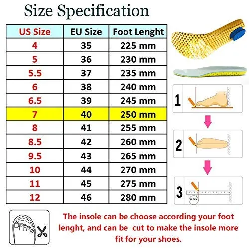 3 Pairs Elastic Shock Absorbing Shoe Insoles Breathable Honeycomb Sneaker Inserts Sports Shoe Insole Replacement Insoles for Men and Women 3 Pairs UK3-6