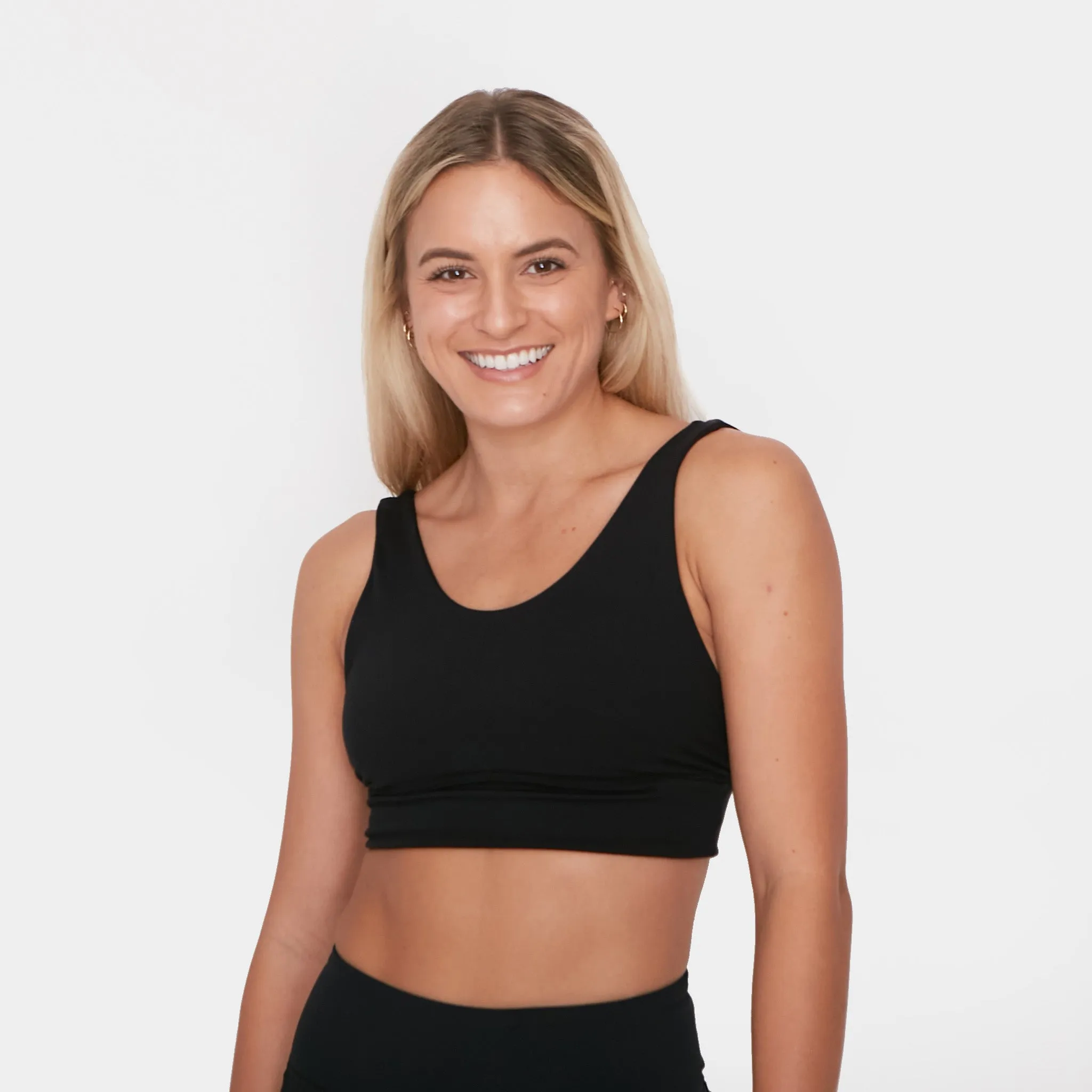 4-in-1 Salutation Sports Bra - Black - FINAL SALE