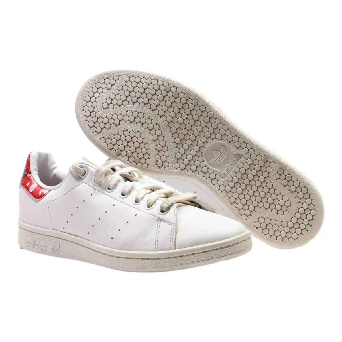 ADIDAS Low Top Trainers White Leather Womens UK 5.5