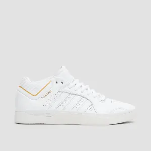 adidas Tyshawn Shoes - Footwear White/Footwear White/Gold Metallic