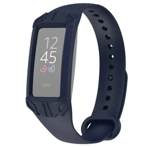 Amazon Halo View silicone watch strap with protective case - Navy Blue