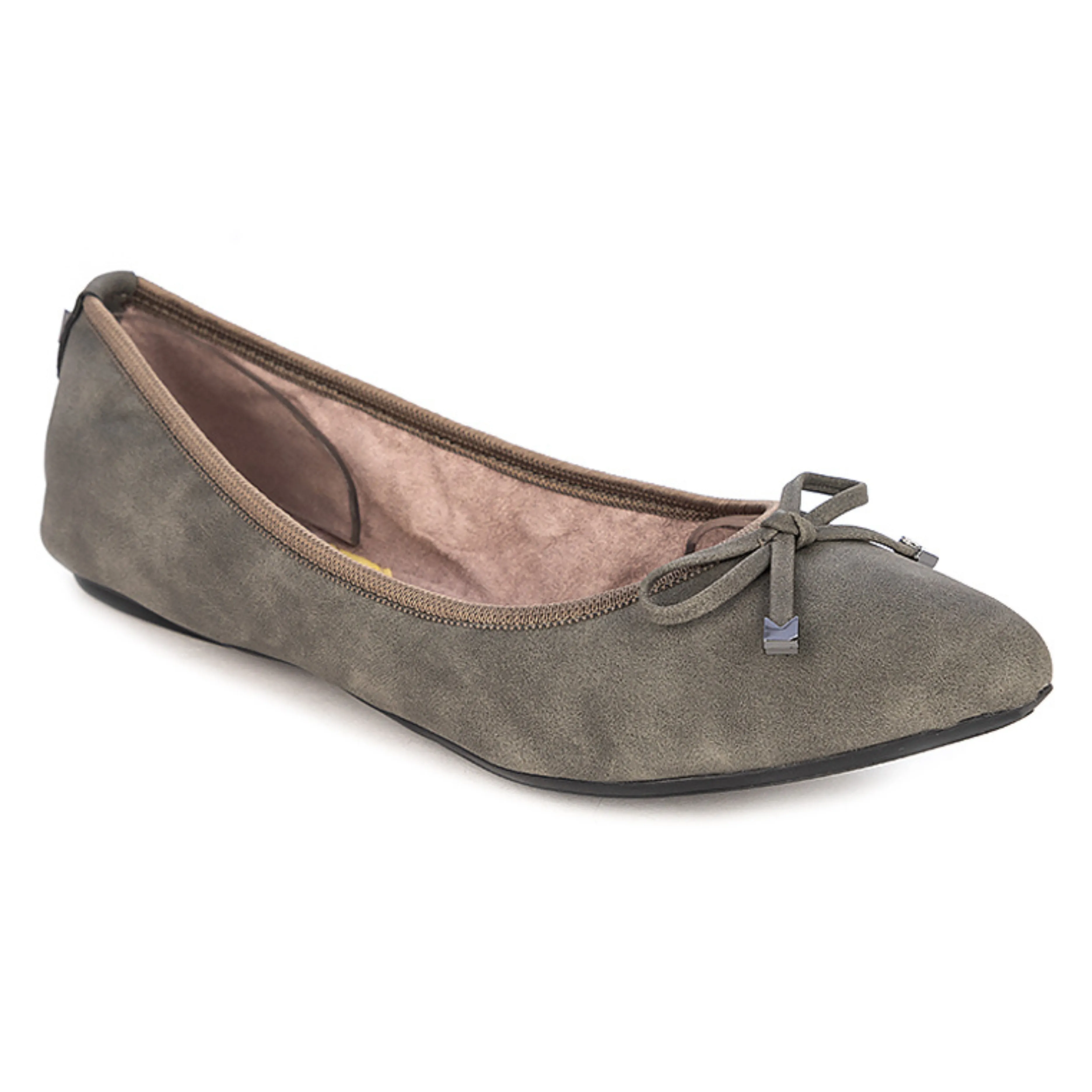 ANNIE Ballet Flat Shoes - Grey