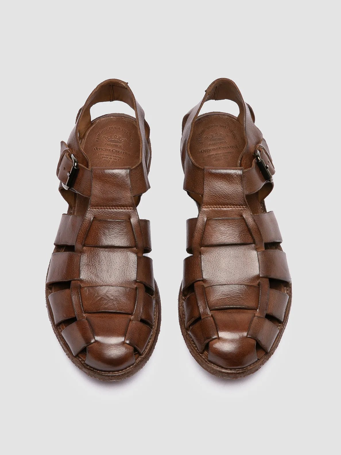 ARCHIVE 521 - Brown Leather Sandals