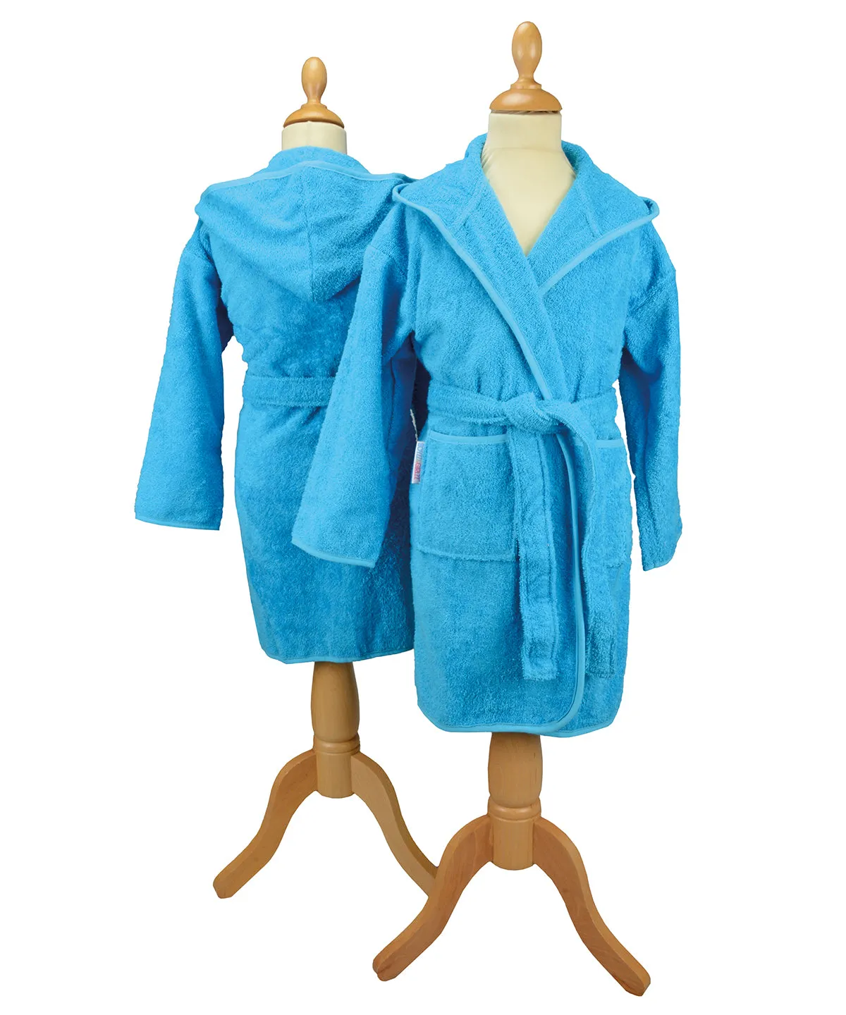 ARTG® Boyzz  Girlzz® hooded bathrobe | Aqua Blue