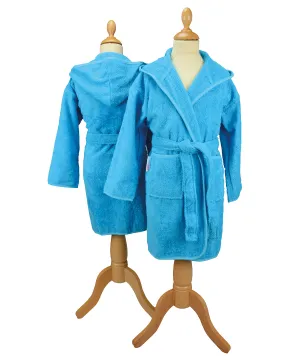 ARTG® Boyzz  Girlzz® hooded bathrobe | Aqua Blue