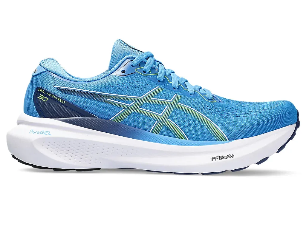 Asics Gel Kayano 30 Men's Running Shoes | Waterscape/Electric Lime