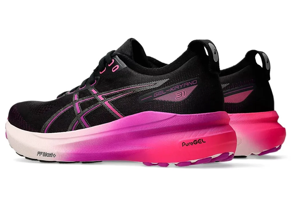 Asics Womens Trainer Gel-Kayano 31 Black/Bold Magenta