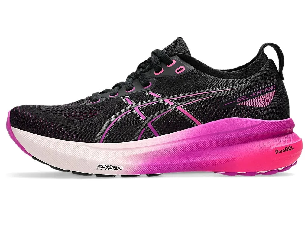 Asics Womens Trainer Gel-Kayano 31 Black/Bold Magenta