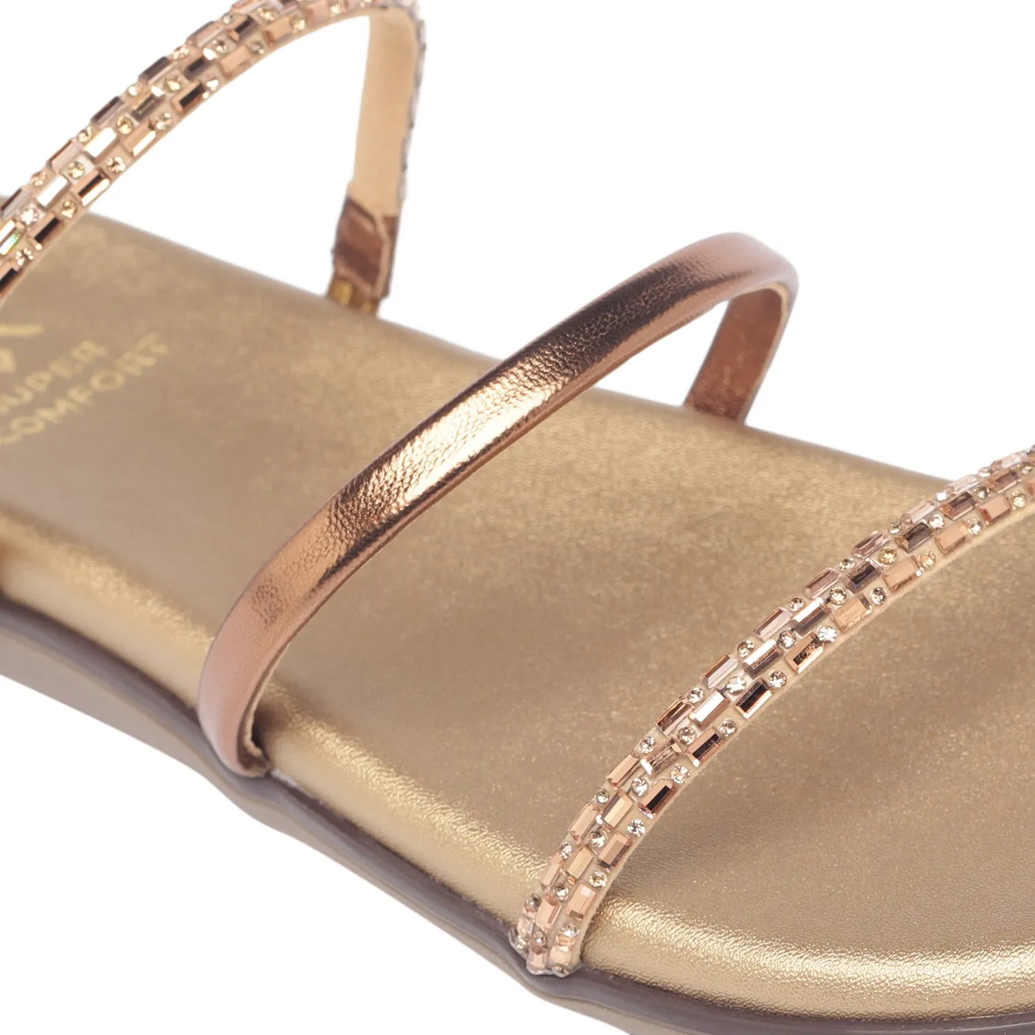 Auckie Monrow Bronze Flats