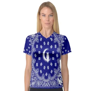 Bandana Cs'up V-Neck Sport Mesh Tee