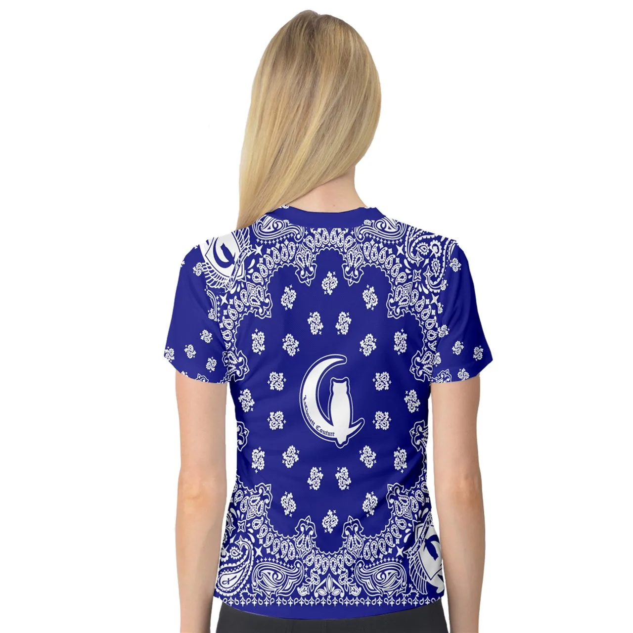 Bandana Cs'up V-Neck Sport Mesh Tee