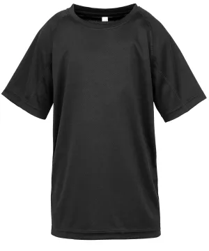 Black - Junior performance aircool tee