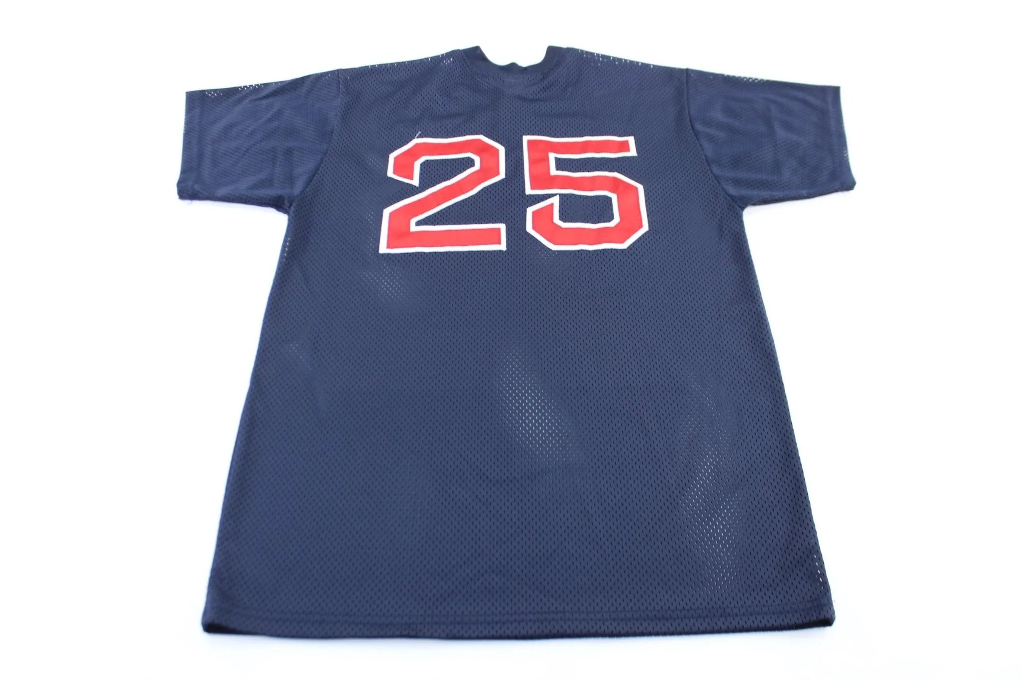 Boston Red Sox Embroidered #25 Baseball Jersey