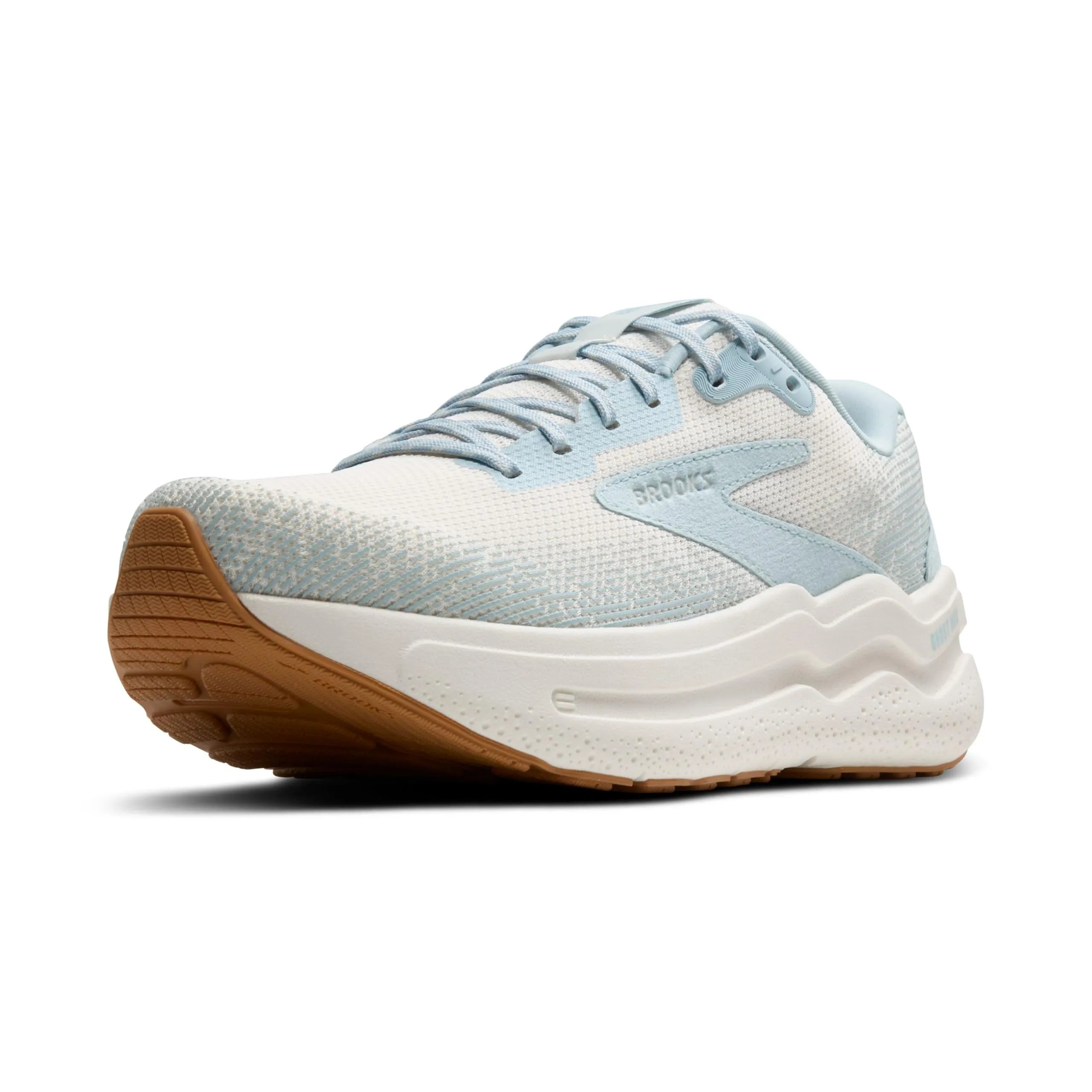 Brooks Women’s Ghost Max 2 Neutral Running & Walking Shoe - Coconut Milk/Winter Sky - 5 Medium