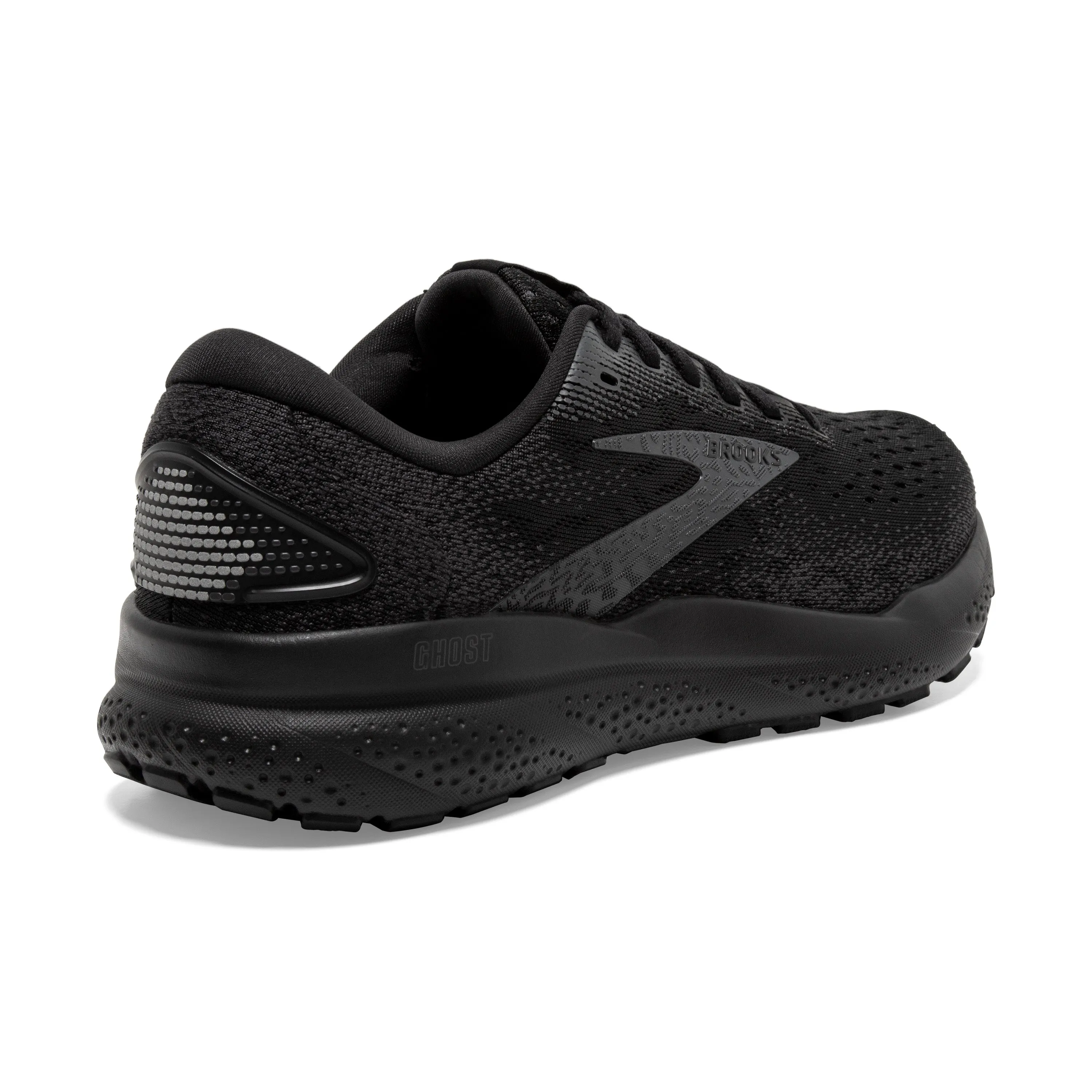 Brooks Womens Trainer Ghost 16 Black/Black/Ebony