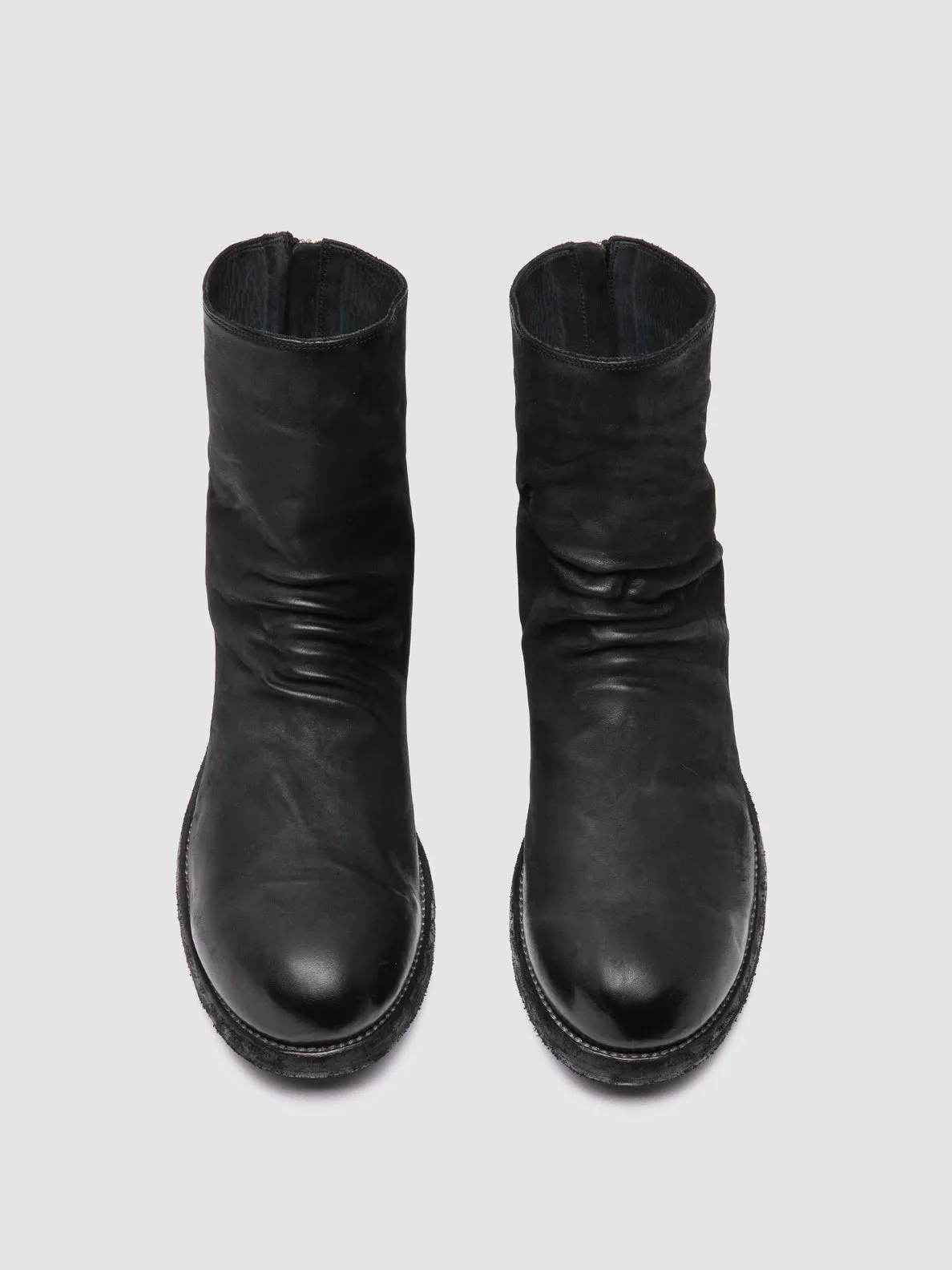 BULLA DD 103 - Black Leather Zipped Boots