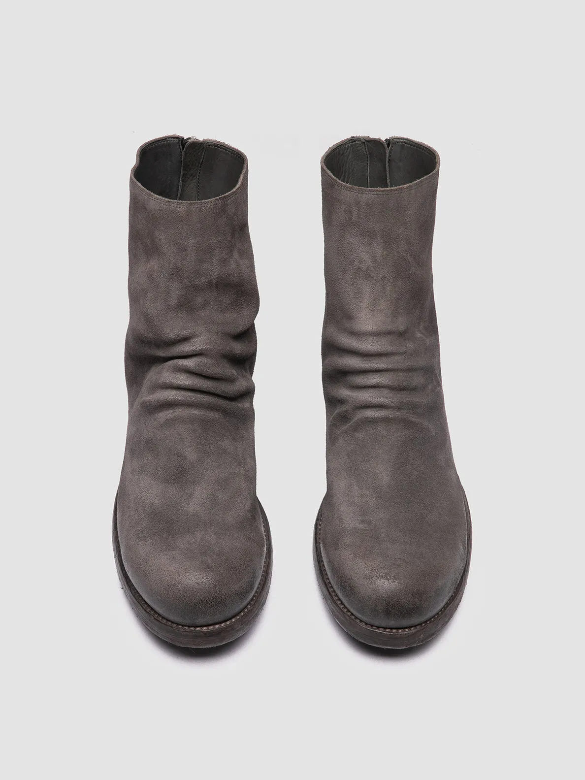 BULLA DD 103 - Grey Suede Zipped Boots