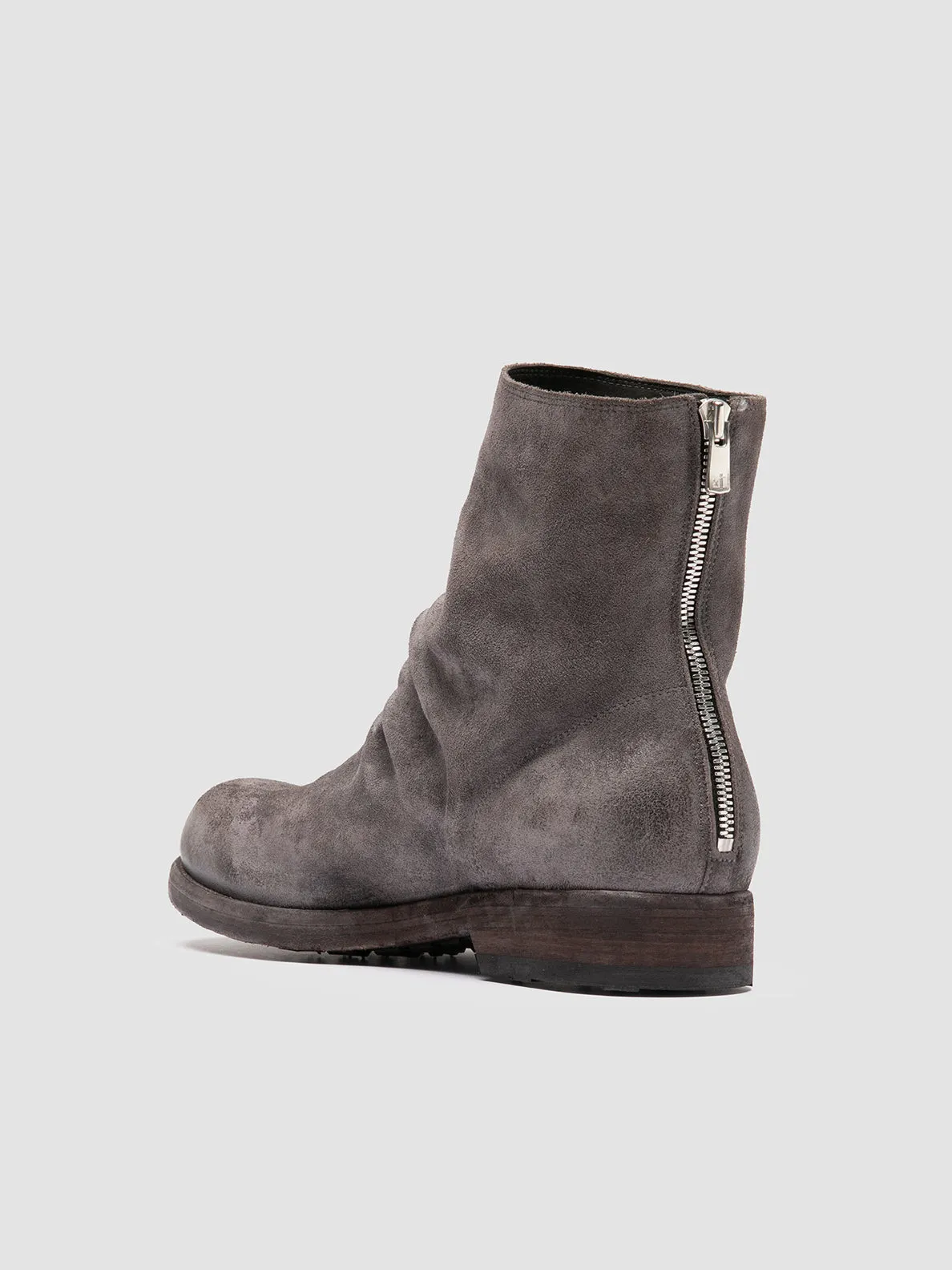 BULLA DD 103 - Grey Suede Zipped Boots