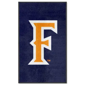 Cal State - Fullerton 3X5 High-Traffic Mat with Durable Rubber Backing - Portrait Orientation