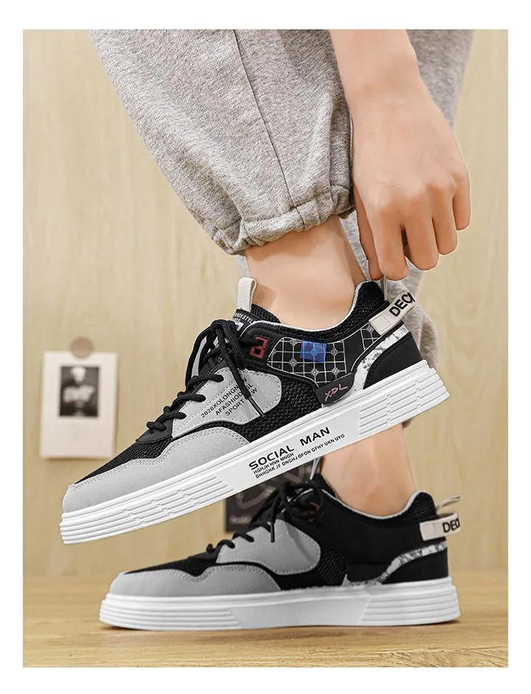 Canvas Mesh Sports Casual Shoes