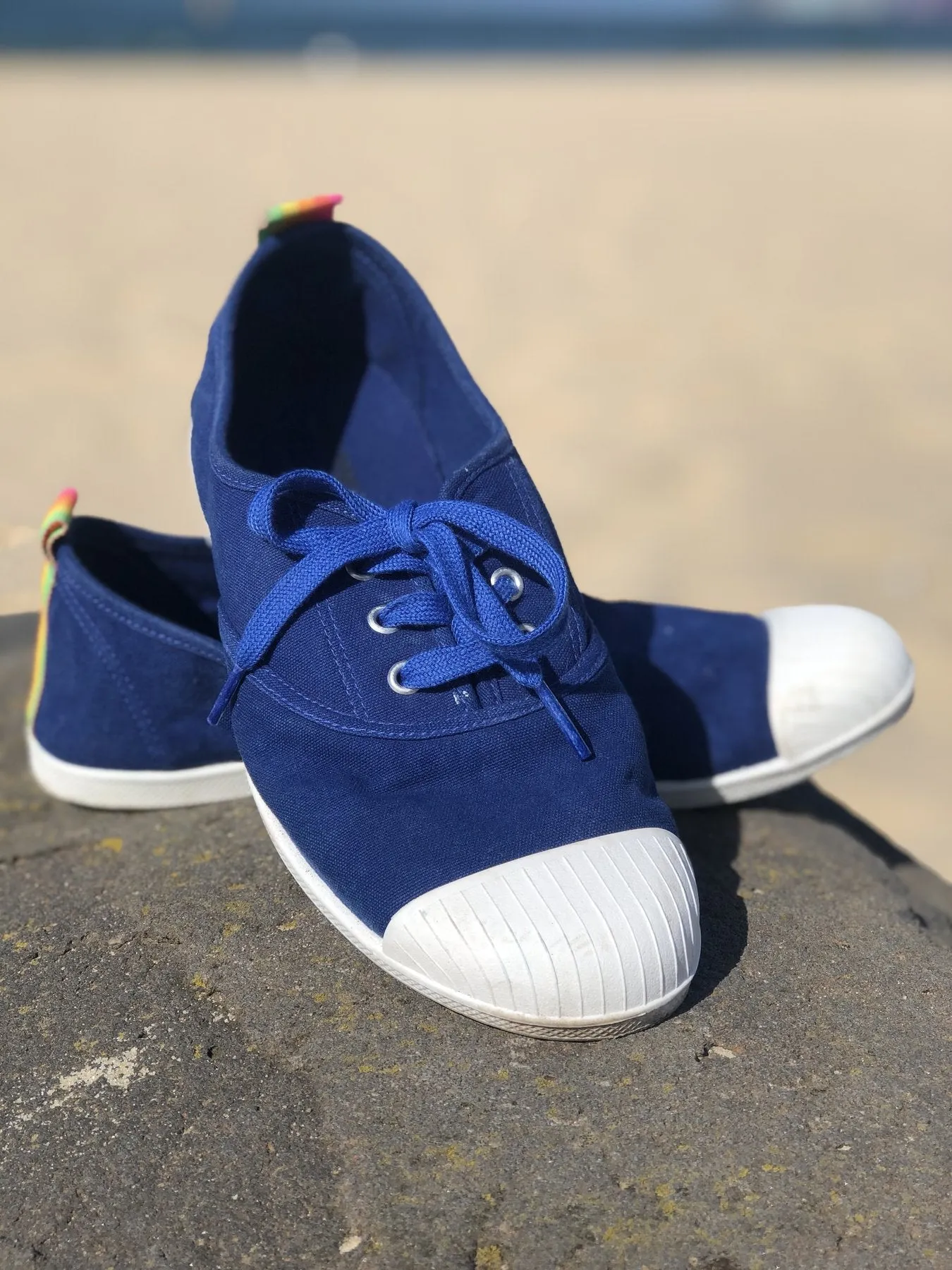 Canvas Sneaker in Blue