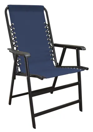 Caravan Sports Suspension Folding Chair, Blue