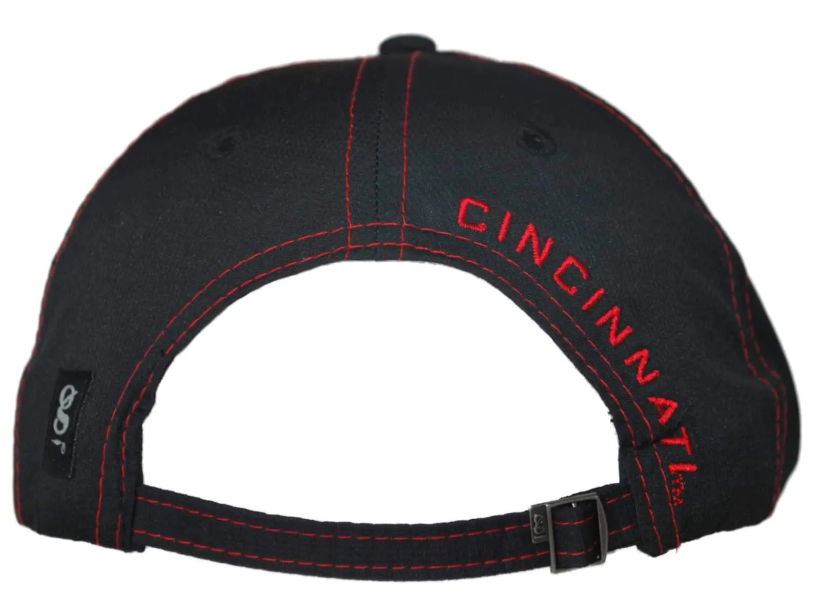 Cincinnati Bearcats Gear for Sports Black Lightweight Runners Adjustable Hat Cap