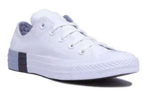 Converse 159522C CT All Star Tri Block Low Trainer In White For Women