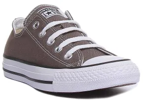 Converse All Star Low Trainer In Charcoal For Women