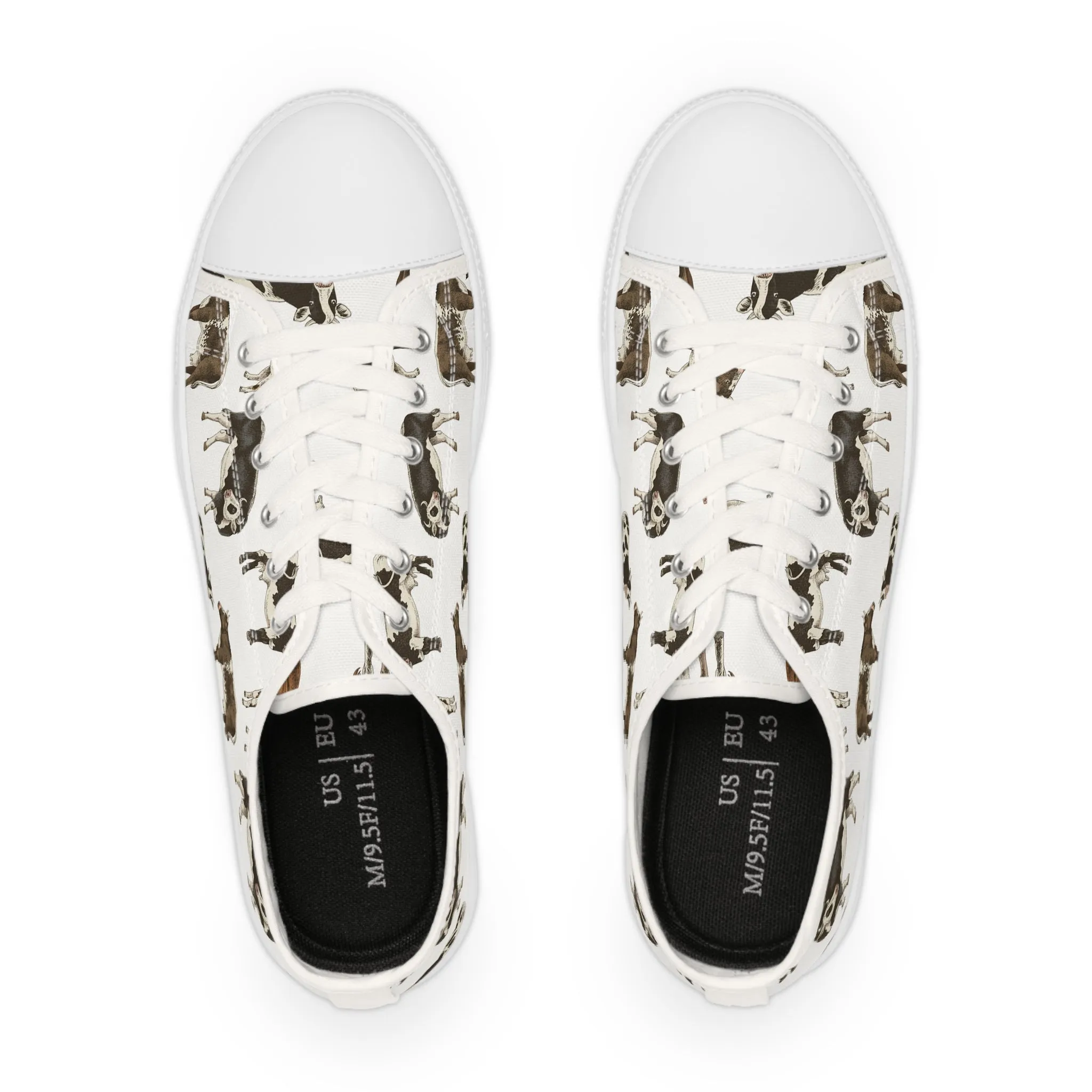 Cow Men's Low Top Sneakers