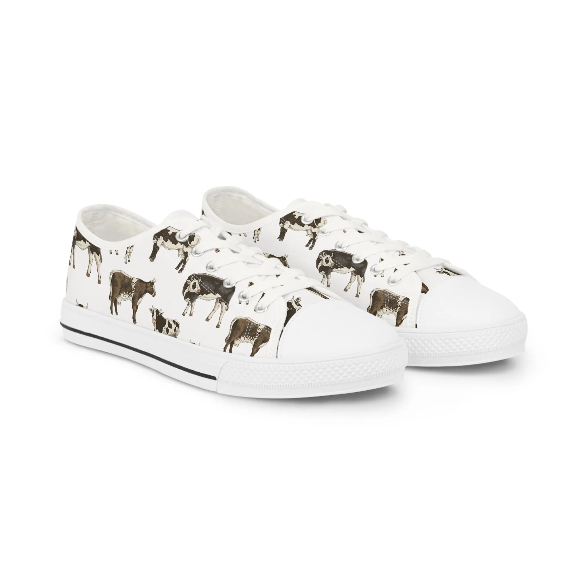 Cow Men's Low Top Sneakers