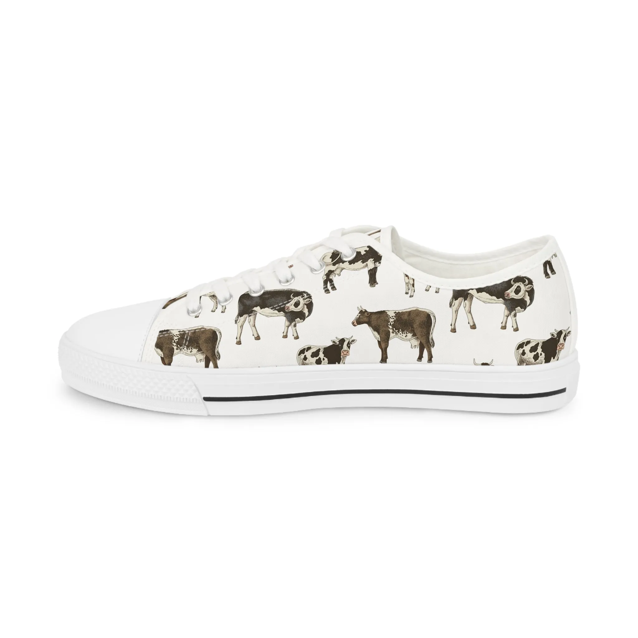 Cow Men's Low Top Sneakers