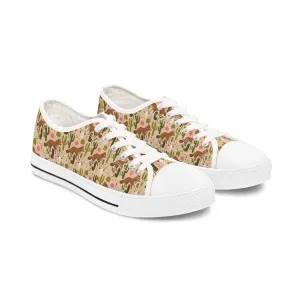 Coyote Cactus Women's Low Top Sneakers