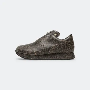 Crack Leather SPARROW Sneaker - Black