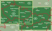 Czech & Slovak Republics Road Map by Freytag & Berndt (2007)