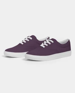 Dark Purple Men's Canvas Sneakers | Men's | Dark Pastel Purple | C30M60Y0K80