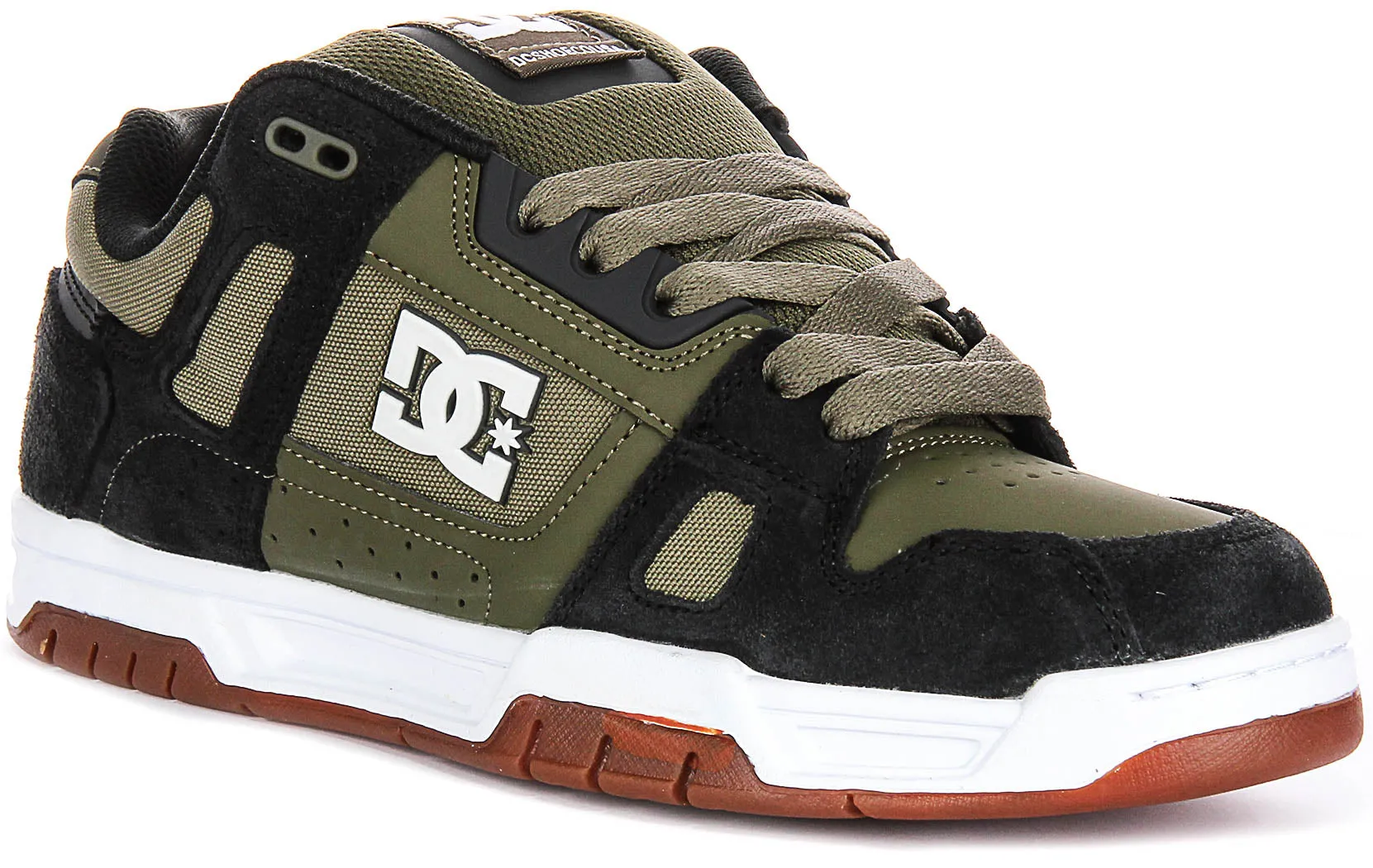 Dc Shoes Stag In Olive For Men