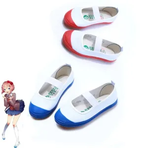 Doki Doki Literature Club Sayori Monika Yuri Natskuki Cosplay Shoes C00484