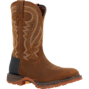 Durango Mens Maverick XP WP Coyote Brown Leather Work Boots