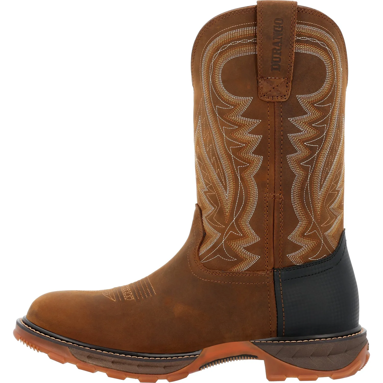 Durango Mens Maverick XP WP Coyote Brown Leather Work Boots