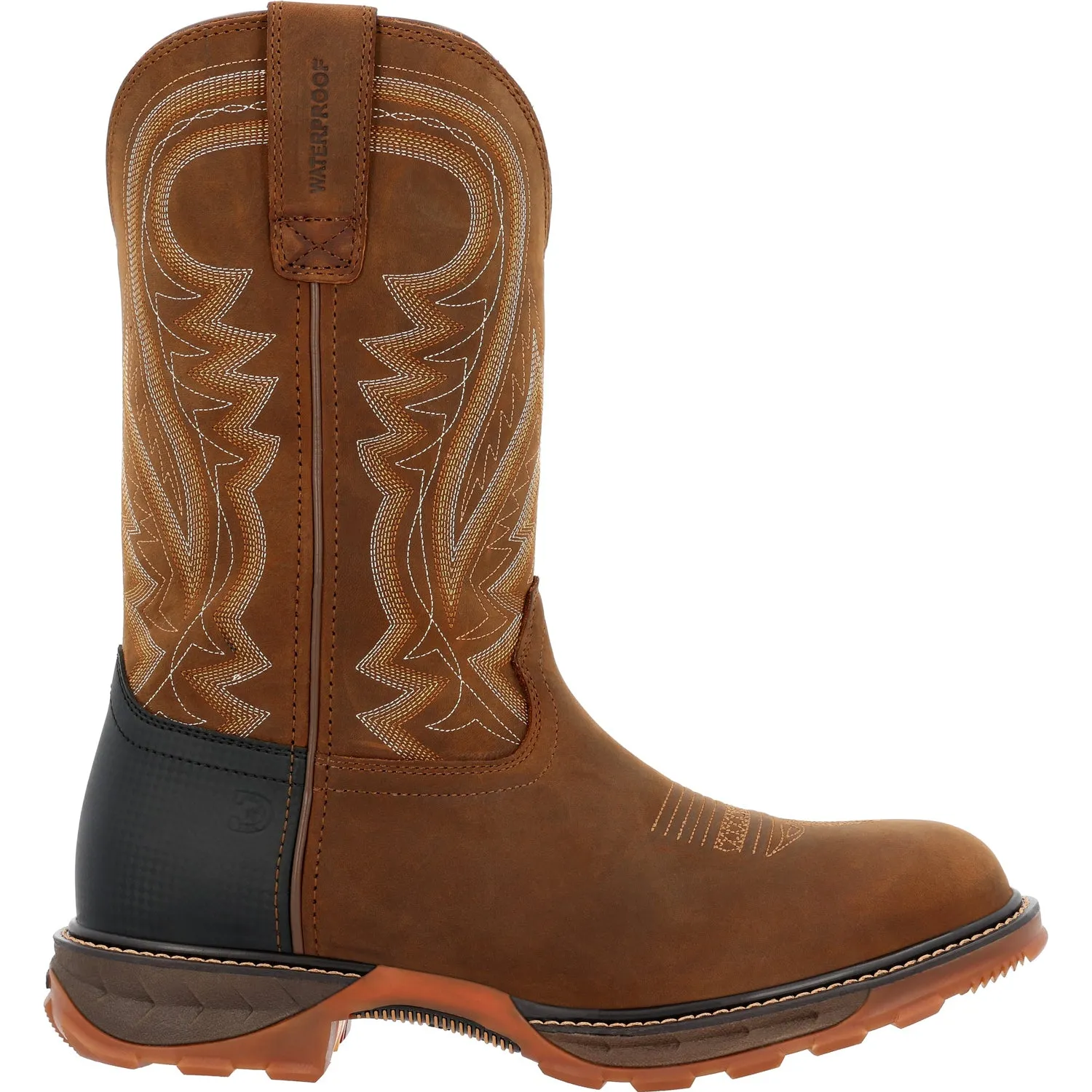 Durango Mens Maverick XP WP Coyote Brown Leather Work Boots