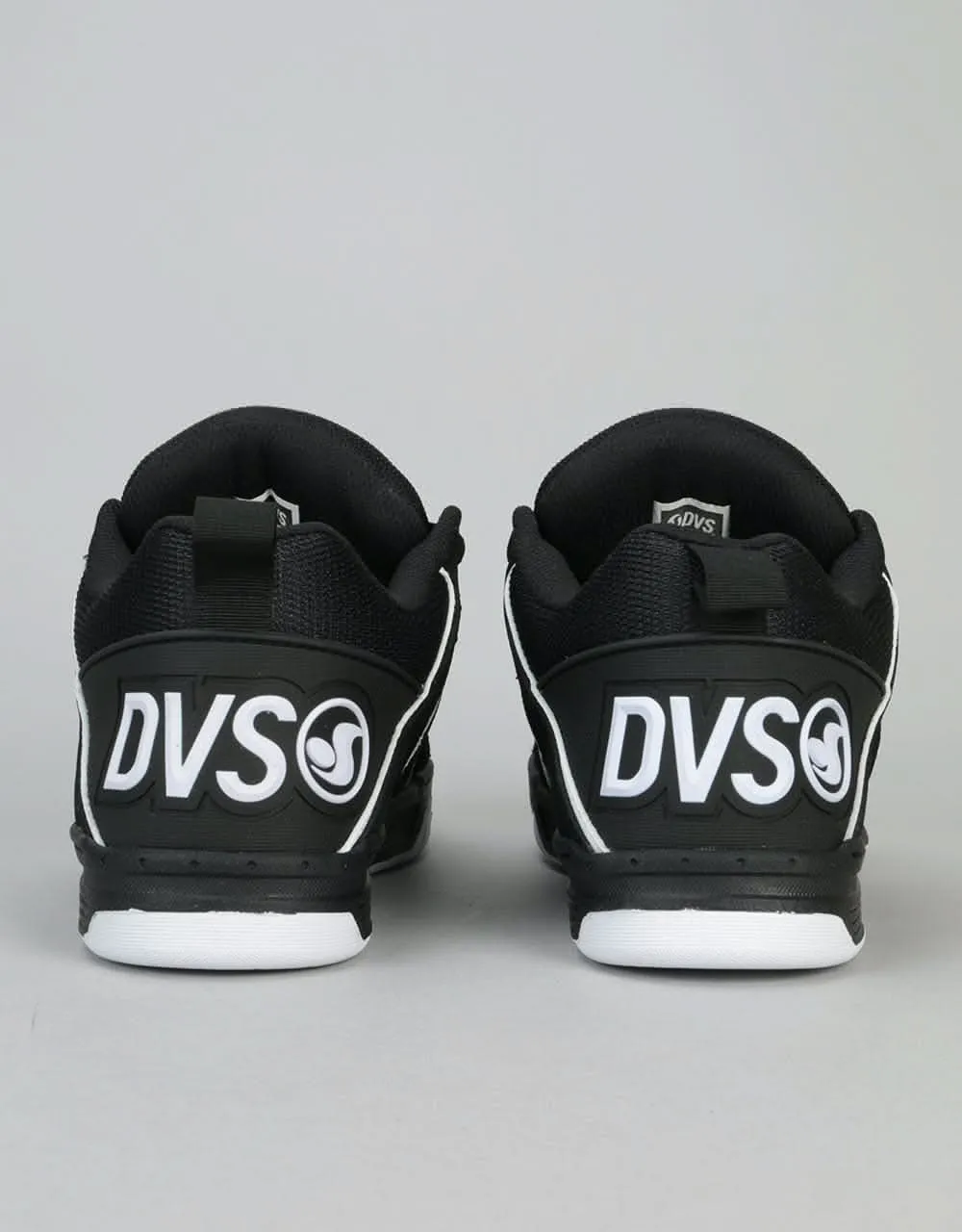 DVS Commanche Skate Shoes - Black/White Nubuck