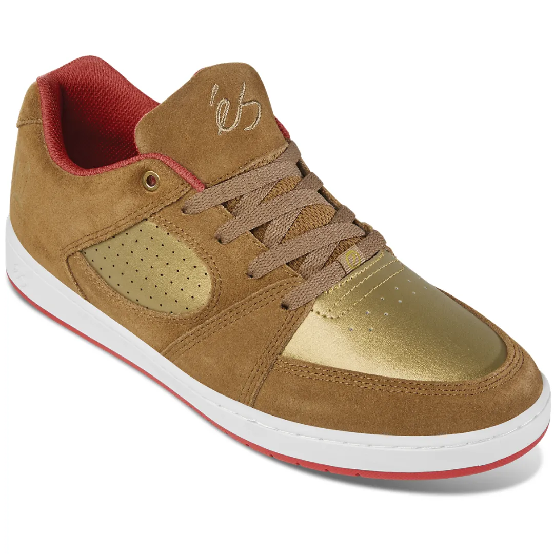 eS Skateboarding Accel Slim x Chinese New Year Skate Shoes - Brown / Bling / Bling