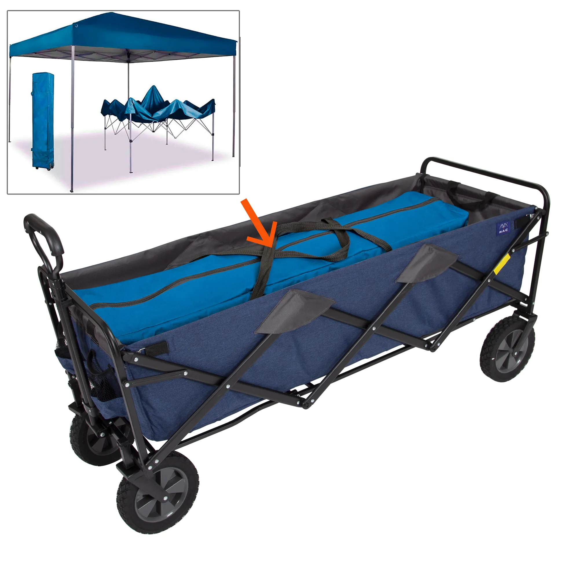 Extender Wagon XL by Mac Sports - Ultra durable outdoor wagon with more room for fun.