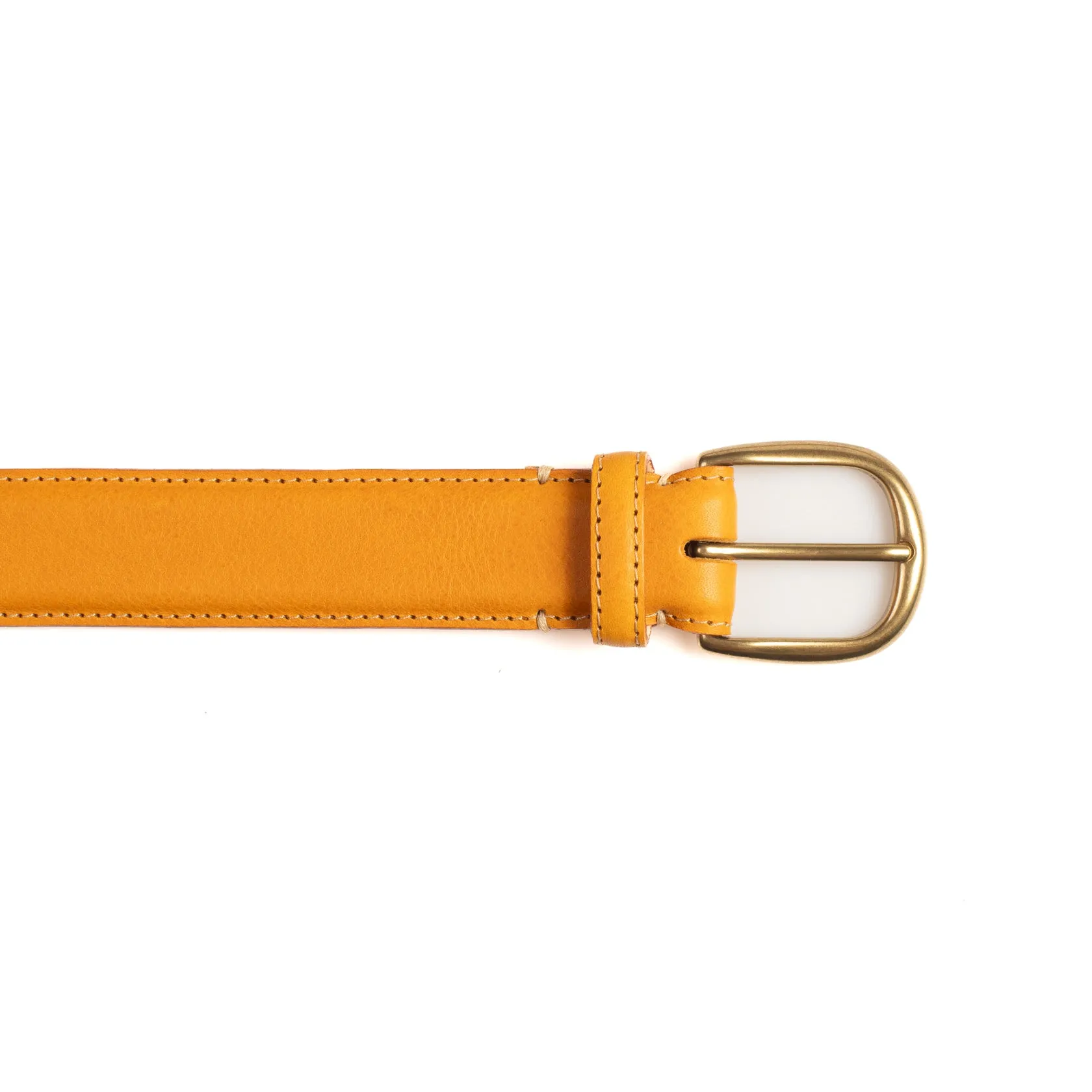 Feather Edge Belt - Mustard Badalassi Minerva Box