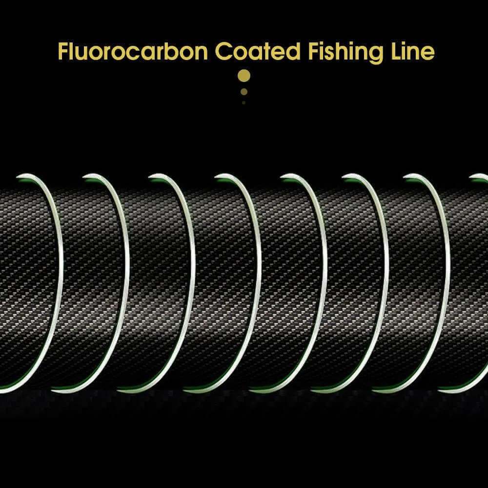 Fluorocarbon Coated Nylon Durable Fishing Line 300M/328Yds