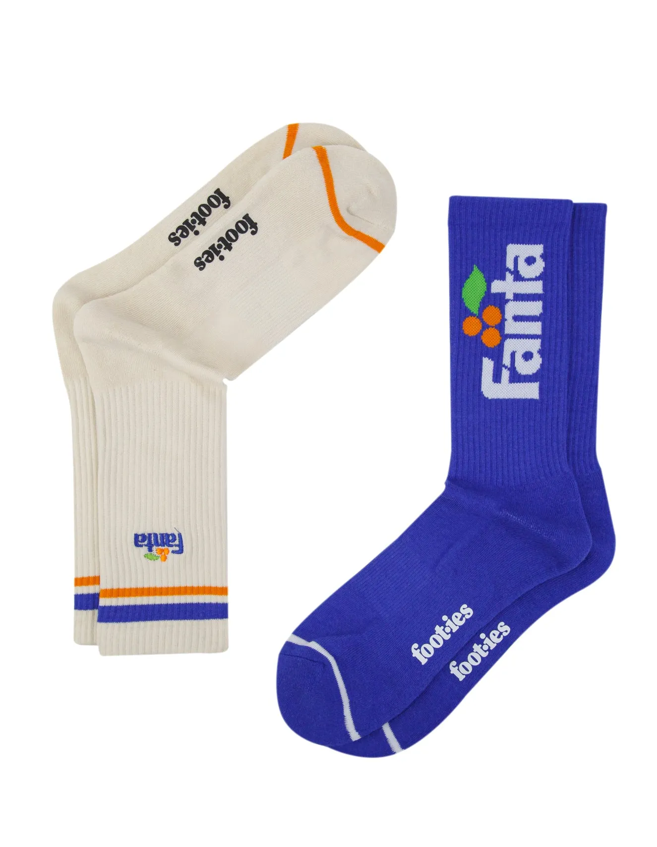 Foot-ies Fanta Sneaker Sock 2 Pack